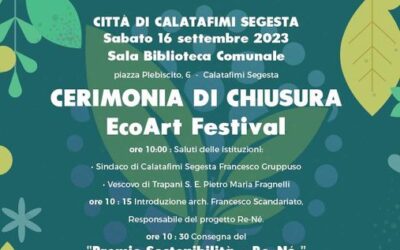 EcoArt Festival – CERIMONIA DI CHIUSURA DEL FESTIVAL – Sabato 16 settembre alle…